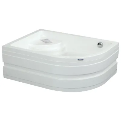 WACO Oturmalı Mini Yarı Oval Küvet - 120x90 h:43