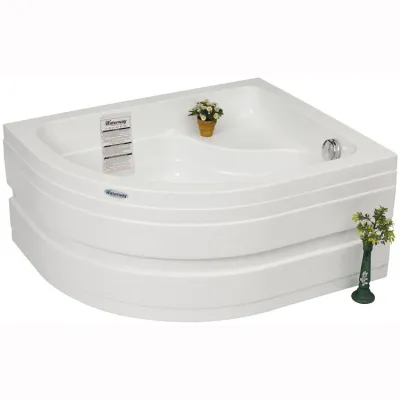 PALMA Oturmalı Mini Yarı Oval Küvet - 100x80 h:43