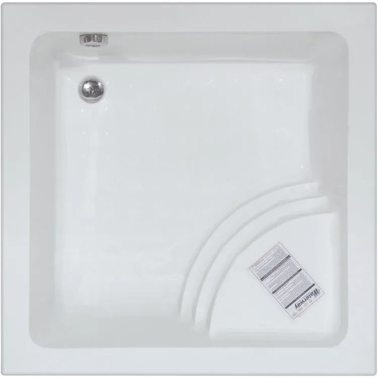 ELMIRA Oturmalı Mini Kare Küvet - 100x100 h:43