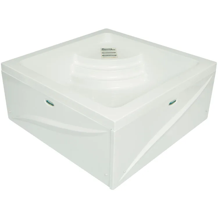 ELMIRA Oturmalı Mini Kare Küvet - 100x100 h:43