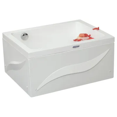 CLAIRE Oturmalı Mini Dikdörtgen Küvet - 90x70 h:43